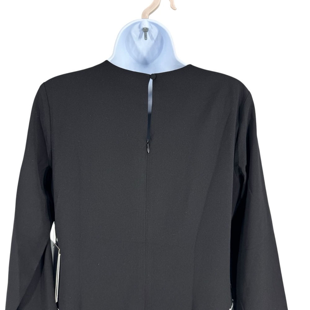 Tuckernuck Isabel Bow Dress Black – Size XS NWT – Bow Mini A-Line Scallop Trim - Picture 6 of 9